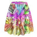 Music Abstract Sound Colorful High Waist Skirt View2