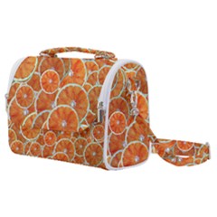 Oranges Background Texture Pattern Satchel Shoulder Bag