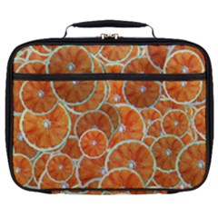 Oranges Background Texture Pattern Full Print Lunch Bag by Bajindul