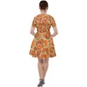 Oranges Background Texture Pattern Sailor Dress View2