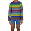 Pattern Background Kids  Long Sleeve Swimwear View1