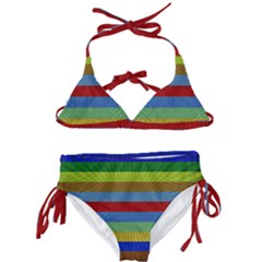 Pattern Background Kids  Classic Bikini Set by Bajindul