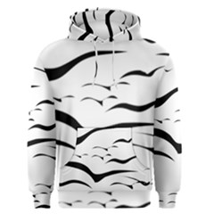 Sky Birds Flying Flock Fly Men s Pullover Hoodie by Bajindul