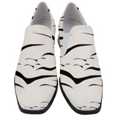 Sky Birds Flying Flock Fly Slip On Heel Loafers by Bajindul