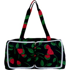 Roses Flowers Spring Flower Nature Multi Function Bag by Bajindul