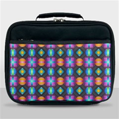 Squares Spheres Backgrounds Texture Lunch Bag by Bajindul