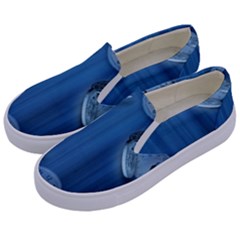 Time Clock Watch Hours Kids  Canvas Slip Ons by Bajindul