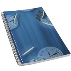 Time Clock Watch Hours 5 5  X 8 5  Notebook by Bajindul