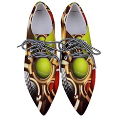 Sport Ball Tennis Golf Football Pointed Oxford Shoes by Bajindul