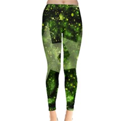 Star Blue Star Space Universe Inside Out Leggings by Bajindul