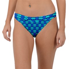 Pattern Graphic Background Image Blue Band Bikini Bottom