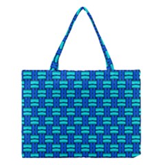 Pattern Graphic Background Image Blue Medium Tote Bag