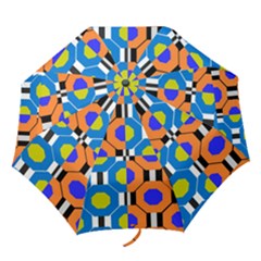 Octagon Orange Folding Umbrellas by impacteesstreetwear