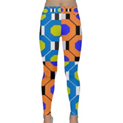 Octagon Orange Classic Yoga Leggings by impacteesstreetwear