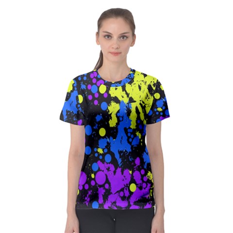 Painted Design 5 Women s Sport Mesh Tee by impacteesstreetweartwo