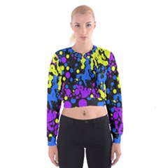 Painted Design 5 Cropped Sweatshirt by impacteesstreetweartwo