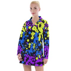 Painted Design 5 Women s Long Sleeve Casual Dress by impacteesstreetweartwo