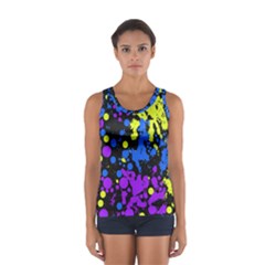 Painted Design 5 Sport Tank Top  by impacteesstreetweartwo