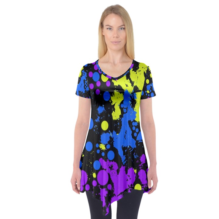 Painted Design 5 Short Sleeve Tunic 