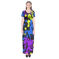 Painted Design 5 Short Sleeve Maxi Dress by impacteesstreetweartwo