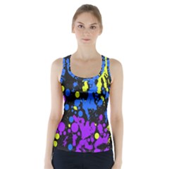 Painted Design 5 Racer Back Sports Top by impacteesstreetweartwo