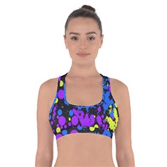 Painted Design 5 Cross Back Sports Bra by impacteesstreetweartwo