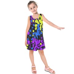 Painted Design 5 Kids  Sleeveless Dress by impacteesstreetweartwo