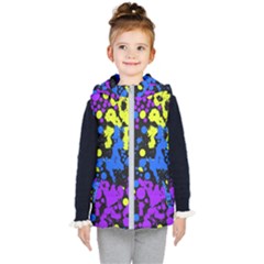 Painted Design 5 Kids  Hooded Puffer Vest by impacteesstreetweartwo