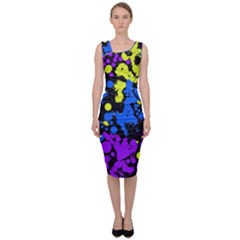 Painted Design 5 Sleeveless Pencil Dress by impacteesstreetweartwo