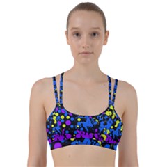 Painted Design 5 Line Them Up Sports Bra by impacteesstreetweartwo