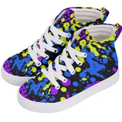 Painted Design 5 Kids  Hi-top Skate Sneakers by impacteesstreetweartwo