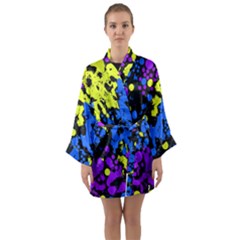 Painted Design 5 Long Sleeve Kimono Robe by impacteesstreetweartwo