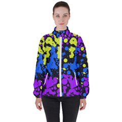 Painted Design 5 Women s High Neck Windbreaker by impacteesstreetweartwo