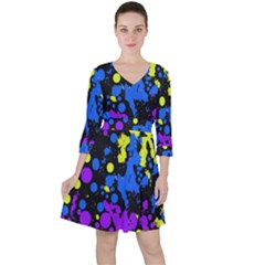 Painted Design 5 Ruffle Dress by impacteesstreetweartwo