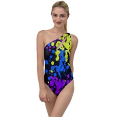 Painted Design 5 To One Side Swimsuit by impacteesstreetweartwo