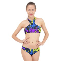 Painted Design 5 High Neck Bikini Set by impacteesstreetweartwo