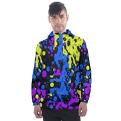 Painted Design 5 Men s Front Pocket Pullover Windbreaker by impacteesstreetweartwo