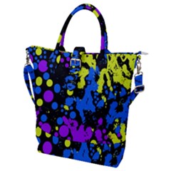 Painted Design 5 Buckle Top Tote Bag by impacteesstreetweartwo