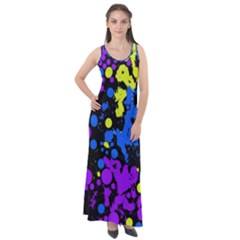 Painted Design 5 Sleeveless Velour Maxi Dress by impacteesstreetweartwo