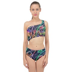 Dragon Lights Spliced Up Two Piece Swimsuit by Riverwoman