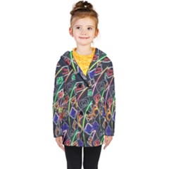 Dragon Lights Kids  Double Breasted Button Coat