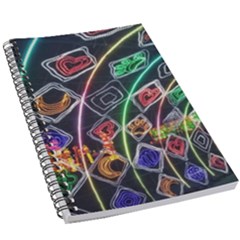 Dragon Lights 5 5  X 8 5  Notebook