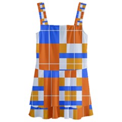 Checkered 5 Kids  Layered Skirt Swimsuit