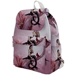 Wonderful Dark Mermaid Sitting On A Tree Top Flap Backpack by FantasyWorld7