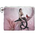 Wonderful Dark Mermaid Sitting On A Tree Canvas Cosmetic Bag (XXL) View1