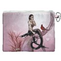 Wonderful Dark Mermaid Sitting On A Tree Canvas Cosmetic Bag (XXL) View2