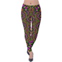 Paradise Flower In The Jungle Velvet Leggings View1