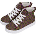 Paradise Flower In The Jungle Kids  Hi-Top Skate Sneakers View2