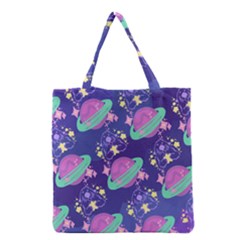 Sparkly Otterspace 2019 Wallpaper Grocery Tote Bag by sparklyotterspace