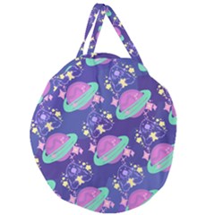 Sparkly Otterspace 2019 Wallpaper Giant Round Zipper Tote